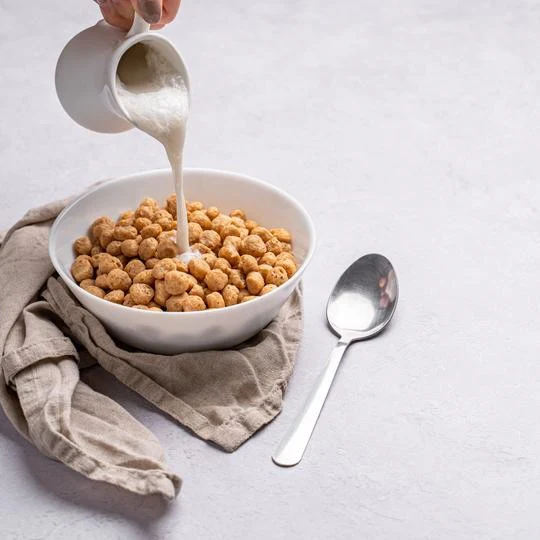 Grandma Crunch Cereal Coconut - wegańskie płatki śniadaniowe bez cukru 50% białka - Image 5