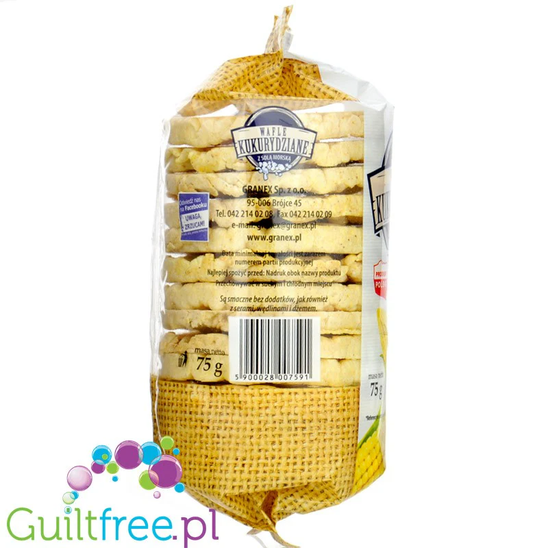 Granex wafle kukurydziane z Solą Morską 17kcal w sztuce - Image 3