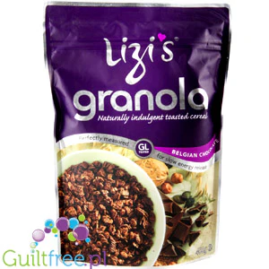 Lizi's Granola Belgian Chocolate - granola owsiana GL6,6 Belgijska czekolada & Cashew - Image 2