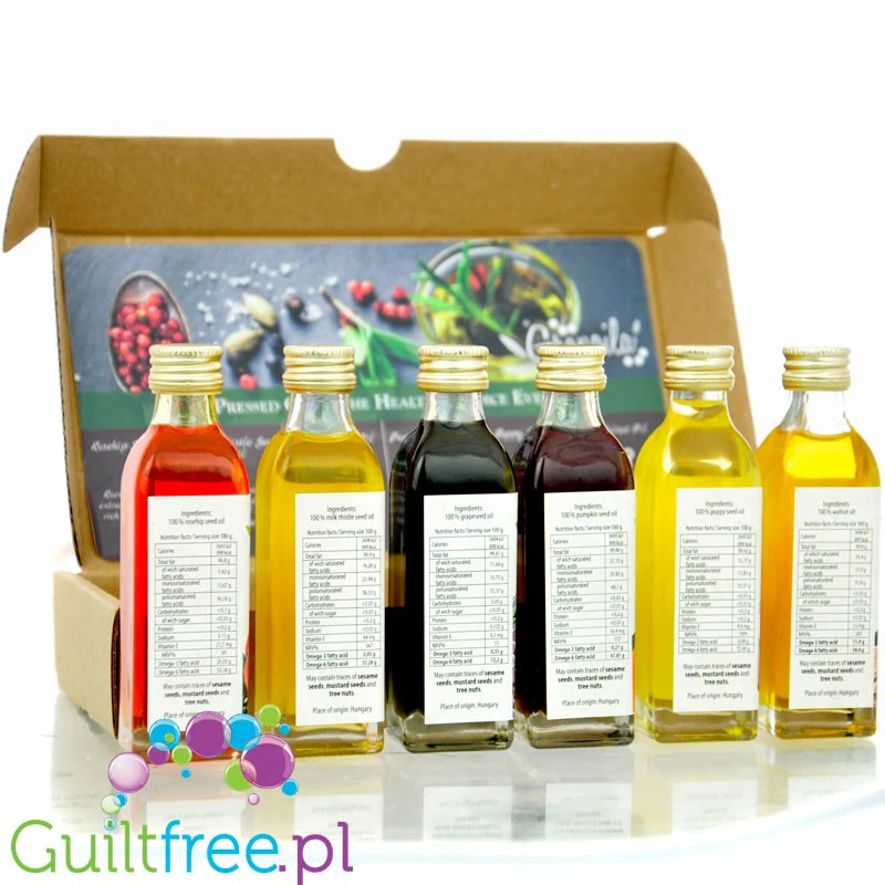 Grapoila Cold-Pressed Oil Selection Box - zestaw prezentowy unikatowych olejów tłoczonych na zimno - Image 2