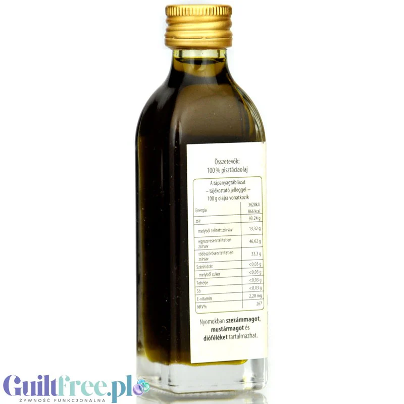 Grapoila Cold-Pressed Pistachio Oil - organiczny tłoczony na zimno olej pistacjowy 40ml - Image 4