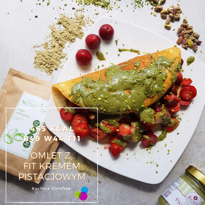Grapoila Pistachio Flour - odtłuszczona mąka pistacjowa, 33% białka & 35% błonnika - Image 3