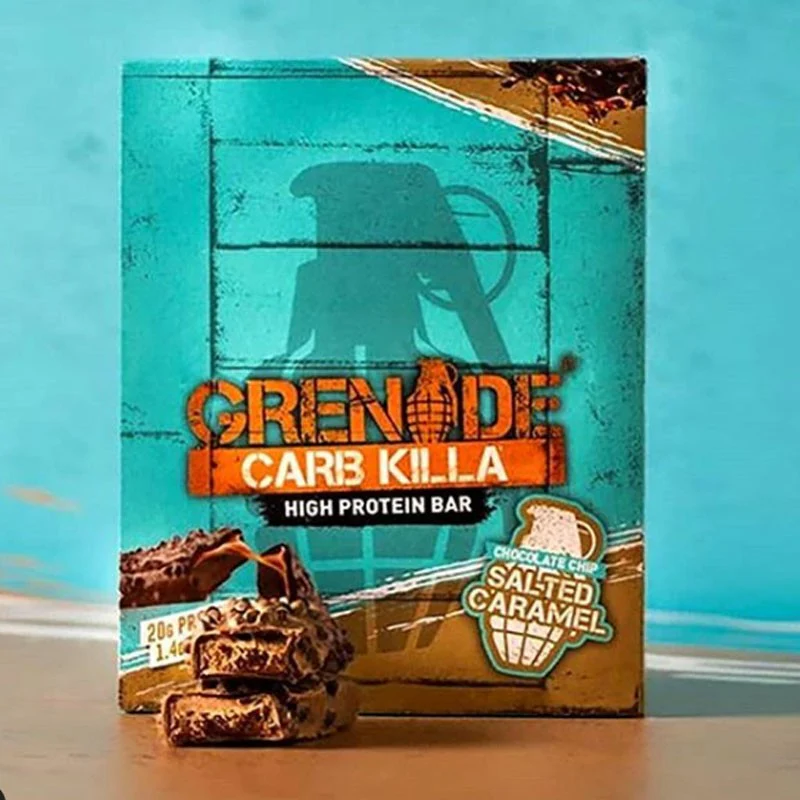 Grenade Carb Killa Chocolate Chip Salted Caramel, baton białkowy 20g białka - Image 3