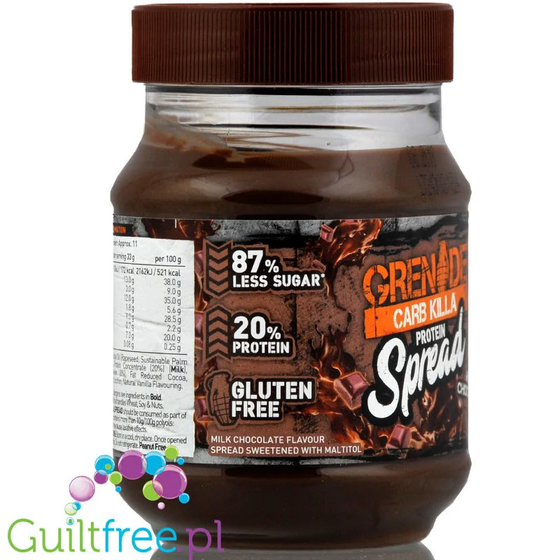 Grenade Carb Killa Milk Chocolate krem czekoladowy z WPC - Image 3