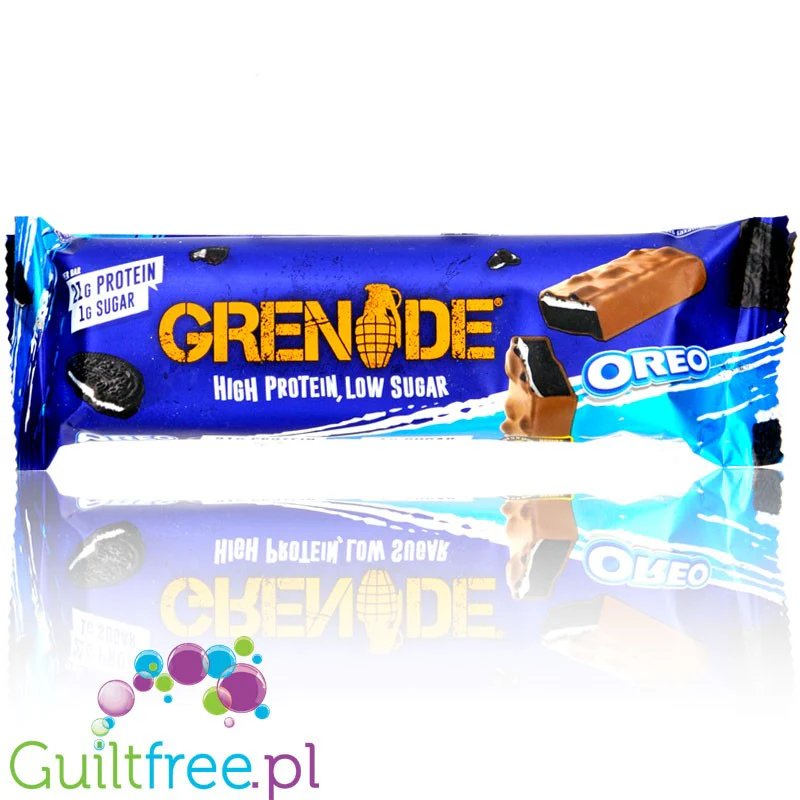 Grenade Carb Killa Oreo - baton proteinowy z ciasteczkami Oreo, 21g białka & 1g cukru