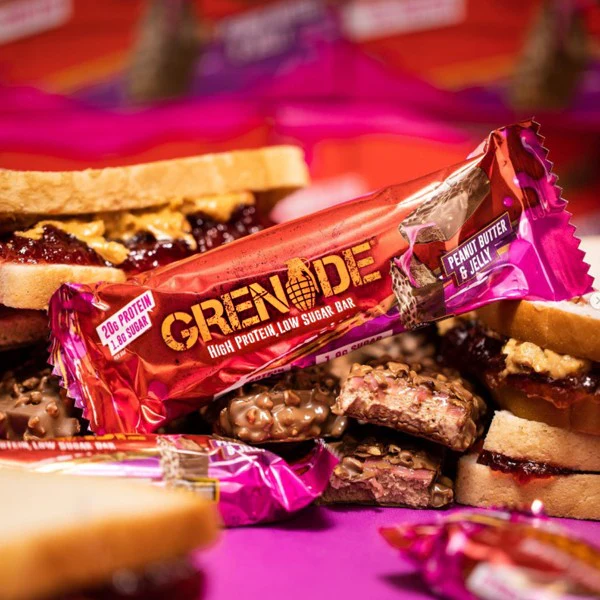 Grenade Carb Killa Peanut Butter & Jelly, baton białkowy 20g białka - Image 3
