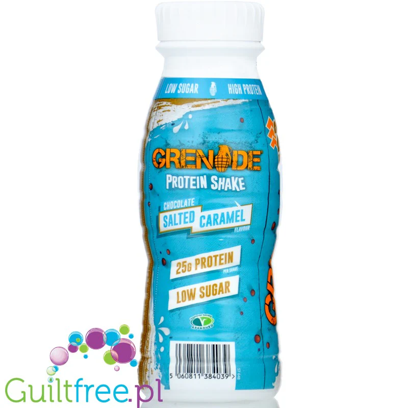 Grenade Carb Killa Salted Caramel - gotowy koktajl proteinowy bez laktozy 24g białka - Image 3