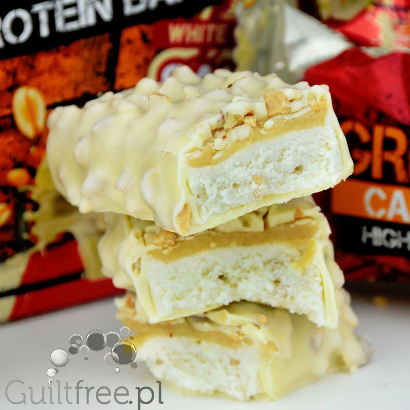 Grenade Carb Killa White Chocolate Salted Peanut, baton białkowy 20g białka (Biała Czekolada, Solony Karmel & Orzechy Ziemne) - Image 3
