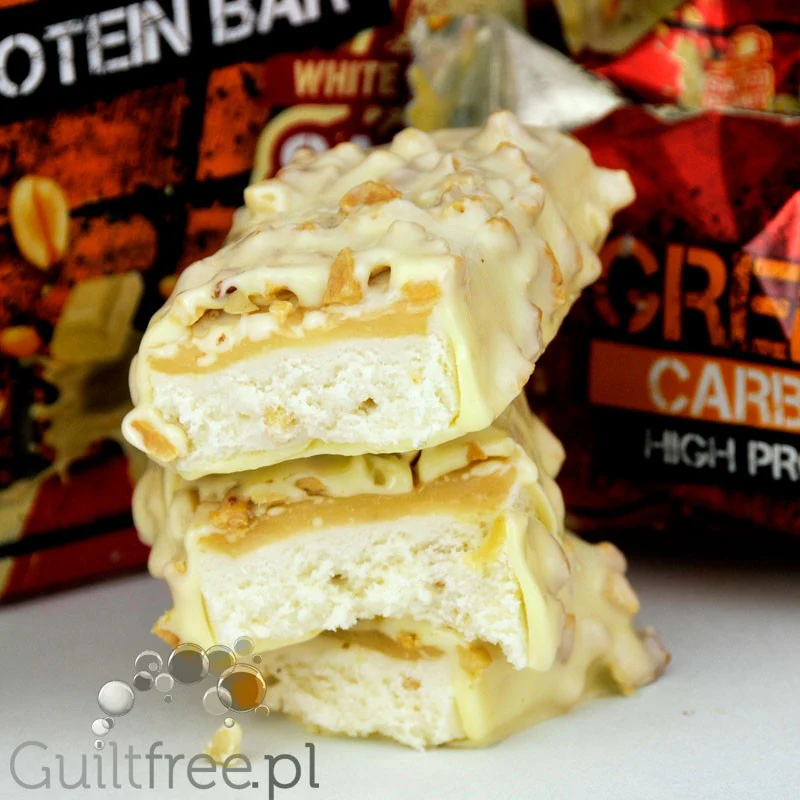 Grenade Carb Killa White Chocolate Salted Peanut, baton białkowy 20g białka (Biała Czekolada, Solony Karmel & Orzechy Ziemne) - Image 4