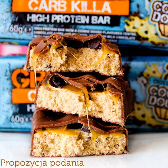 Grenade Carb Killa Cookie Dough, baton białkowy z ksylitolem, Ciasteczka & Czekolada - Image 3