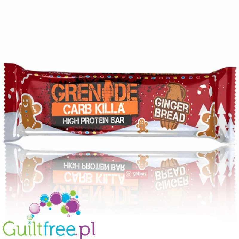 Grenade Carbkilla Gingerbread - pierniczkowy baton proteinowy, edycja limitowana - Image 2