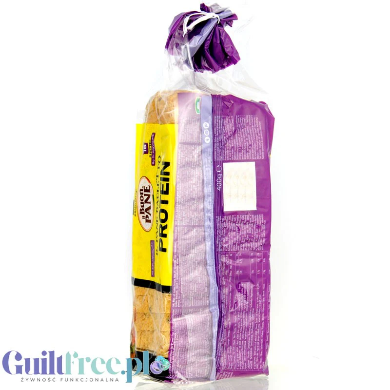 Grissitalia Buon Pane Protein Bread - gotowy keto chleb niskowęglowodanowy w kromkach 15% białka - Image 2