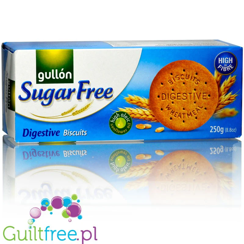 Gullón ZERO Digestive pełnoziarniste herbatniki bez cukru - Image 4