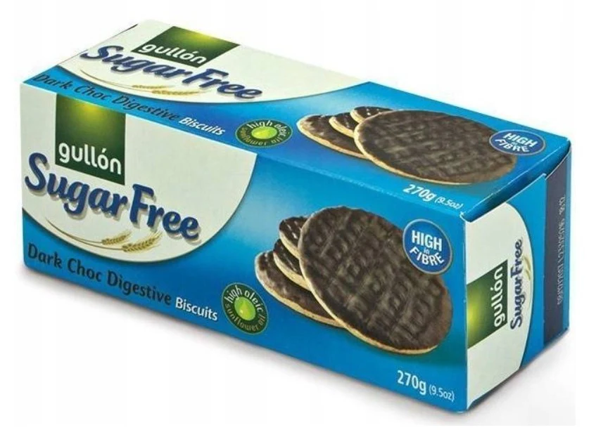 Gullón Zero Digestive herbatniki bez cukru z ciemną czekoladą - Image 5