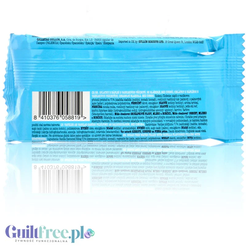 Gullón ZERO Wafer Chocolate - wegańskie wafelki bez cukru z kremem kakaowym - Image 3