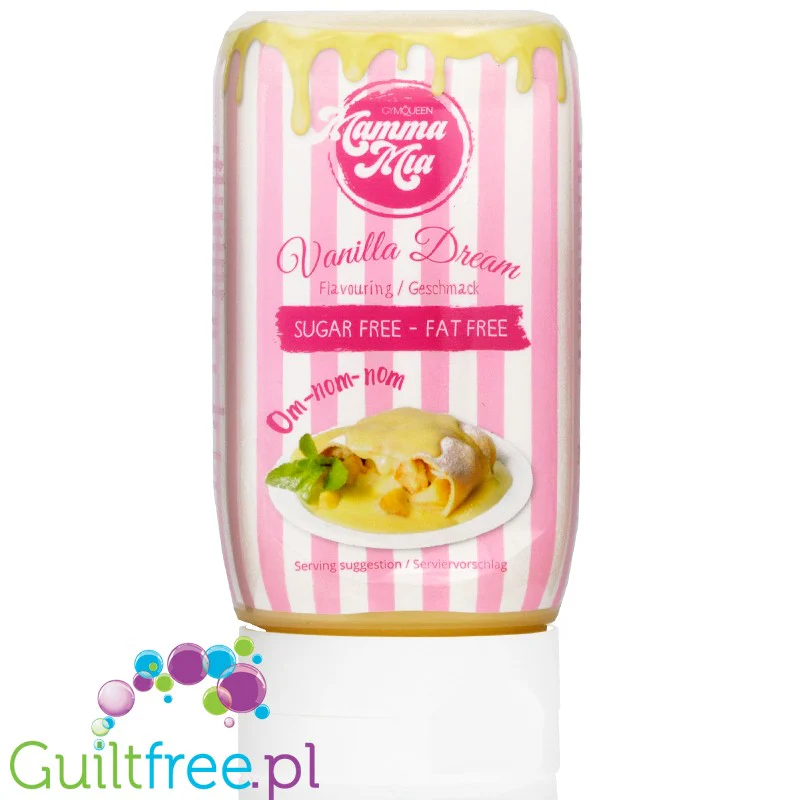 GymQueen Mamma Mia Vanilla - waniliowy syrop bez cukru i bez tłuszczu 25kcal - Image 2
