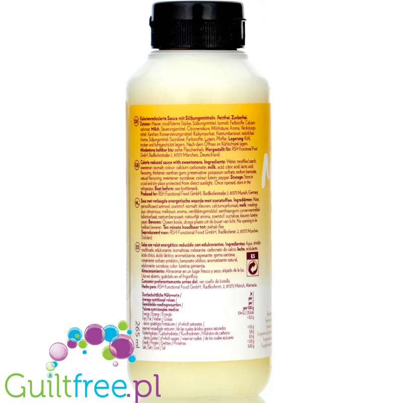 GymQueen Mamma Mia Vanilla - waniliowy syrop bez cukru i bez tłuszczu 25kcal - Image 3