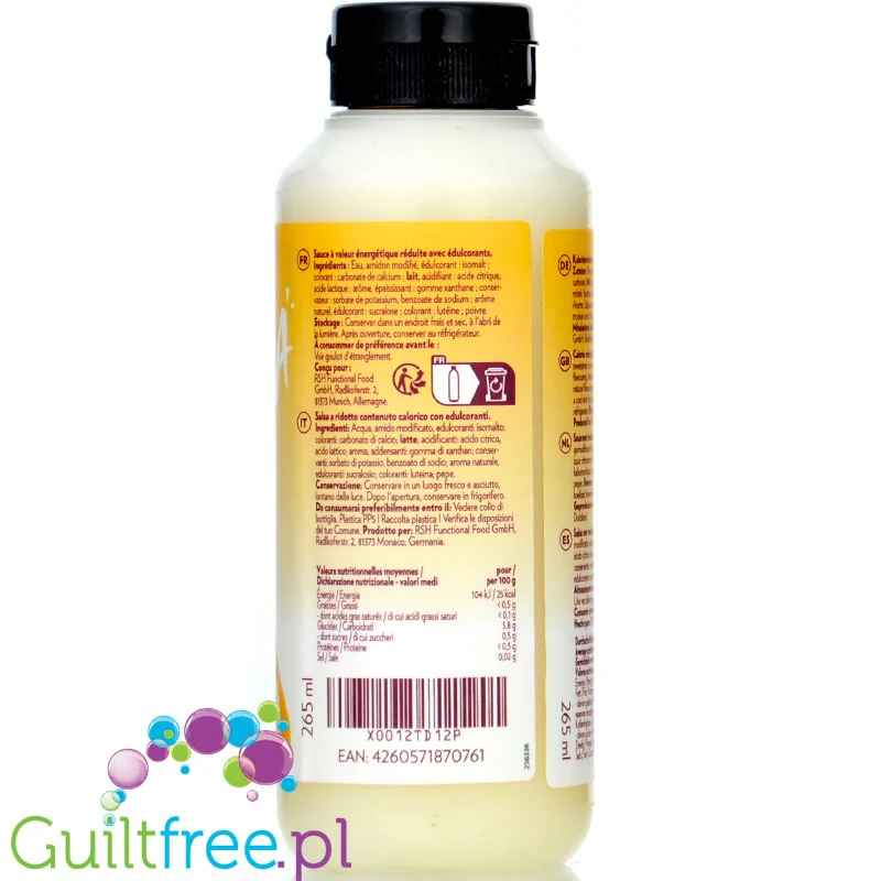 GymQueen Mamma Mia Vanilla - waniliowy syrop bez cukru i bez tłuszczu 25kcal - Image 4