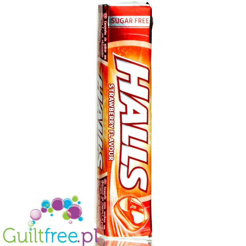 Halls Fresa - cukierki truskawkowe bez cukru