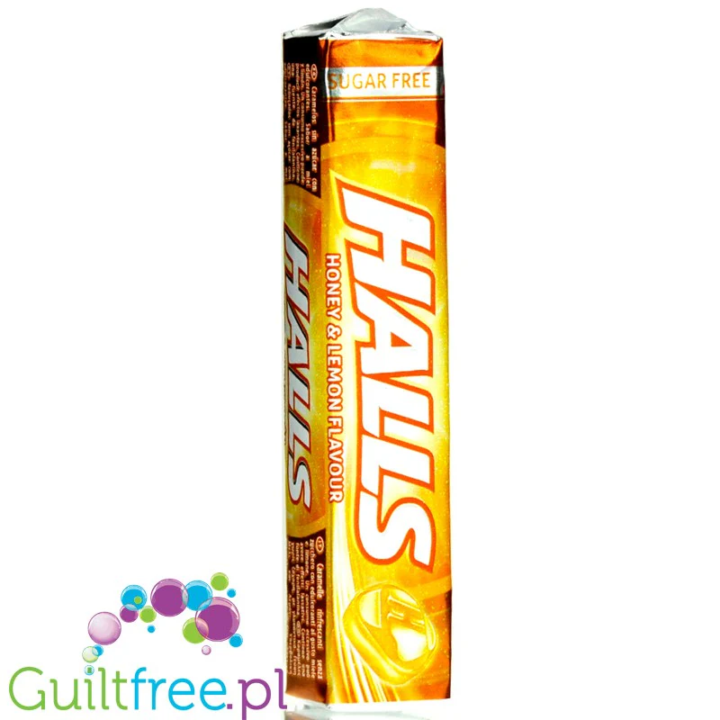 Halls Honey & Lemon - cukierki miodowo-cytrynowe bez cukru