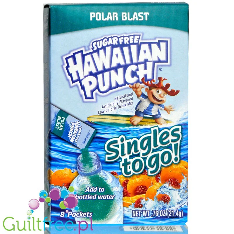 Hawaiian Punch Singles to go! Polar Blast - saszetki bez cukru, napój instant, Granat & Pomarańcze - Image 2