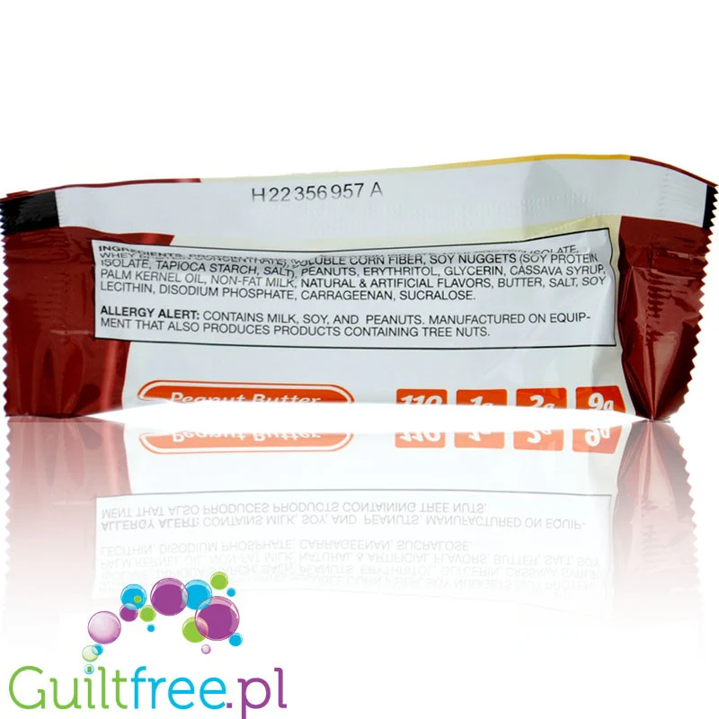 Healthsmart ChocoRite Snack Bar Peanut Butter 110kcal - baton białkowy bez cukru i bez maltitolu - Image 3