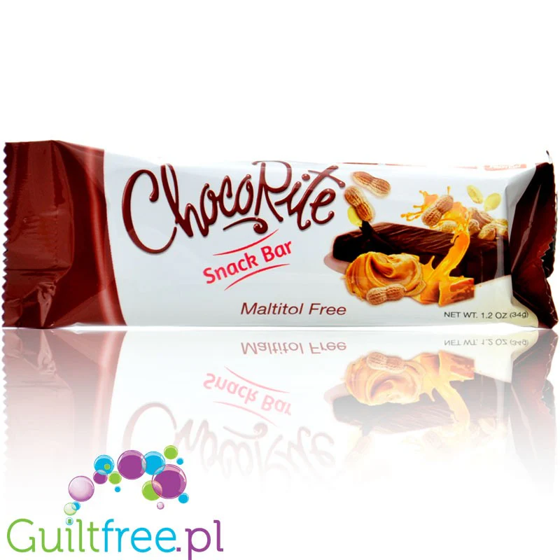 Healthsmart ChocoRite Snack Bar Peanut Butter PUDEŁKO x 16 SZTUK - baton białkowy bez cukru i bez maltitolu - Image 4