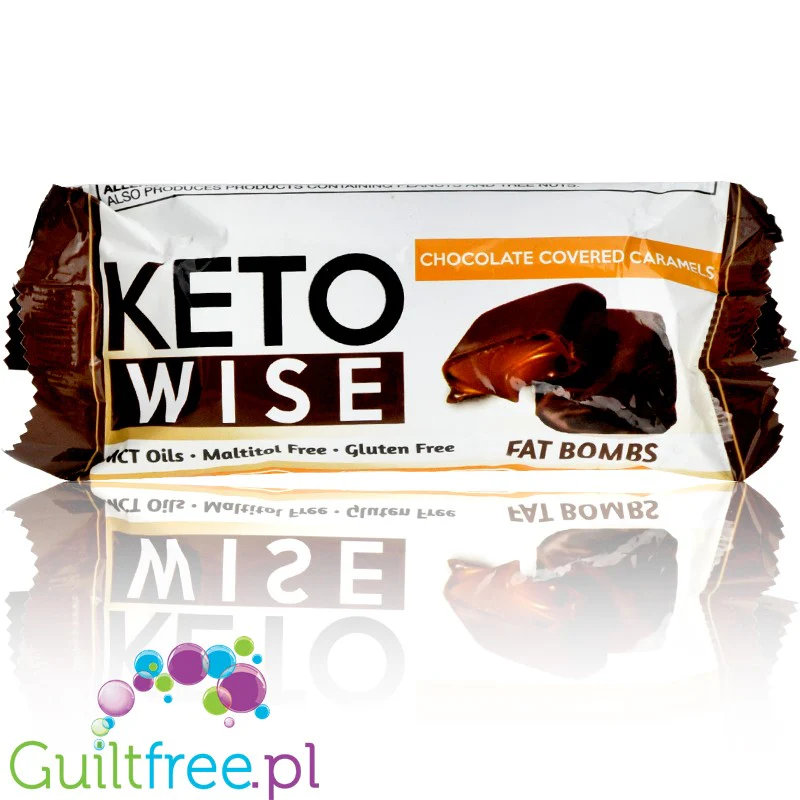 Healthsmart Keto Wise Fat Bombs Chocolate Caramel - keto czekoladki z karmelem