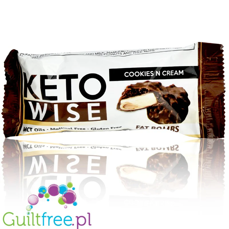 Healthsmart Keto Wise Fat Bombs Cookies N Cream - keto czekoladki z masą ciasteczkową