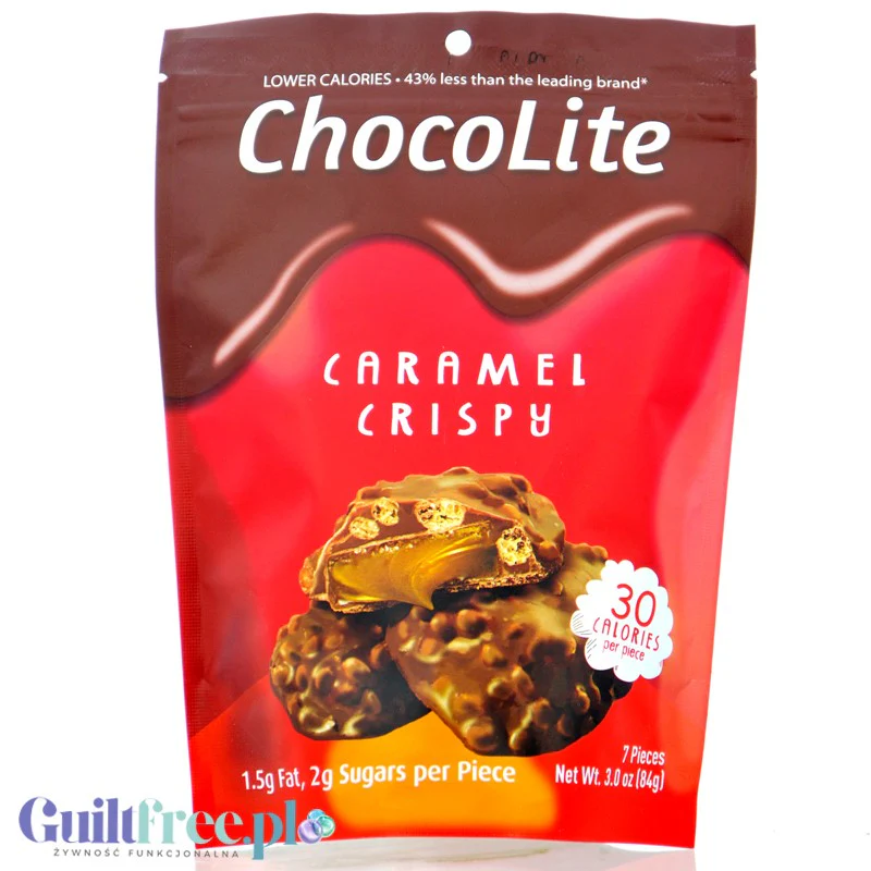 Healthsmart Sweet Nothings Caramel Crispy - czekoladki karmelowe o obniżonej zawartości tłuszczu