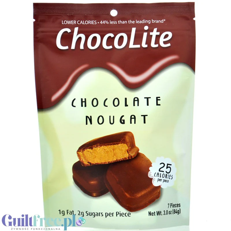 Healthsmart Sweet Nothings Chocolite Nougat - czekoladki niskotłuszczowe z nadzieniem nugatowym