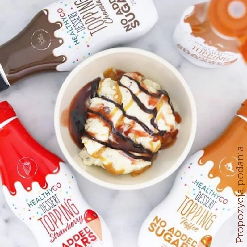 HealthyCo Chocolate Topping - gęsta polewa czekoladowa bez dodatku cukru - Image 3