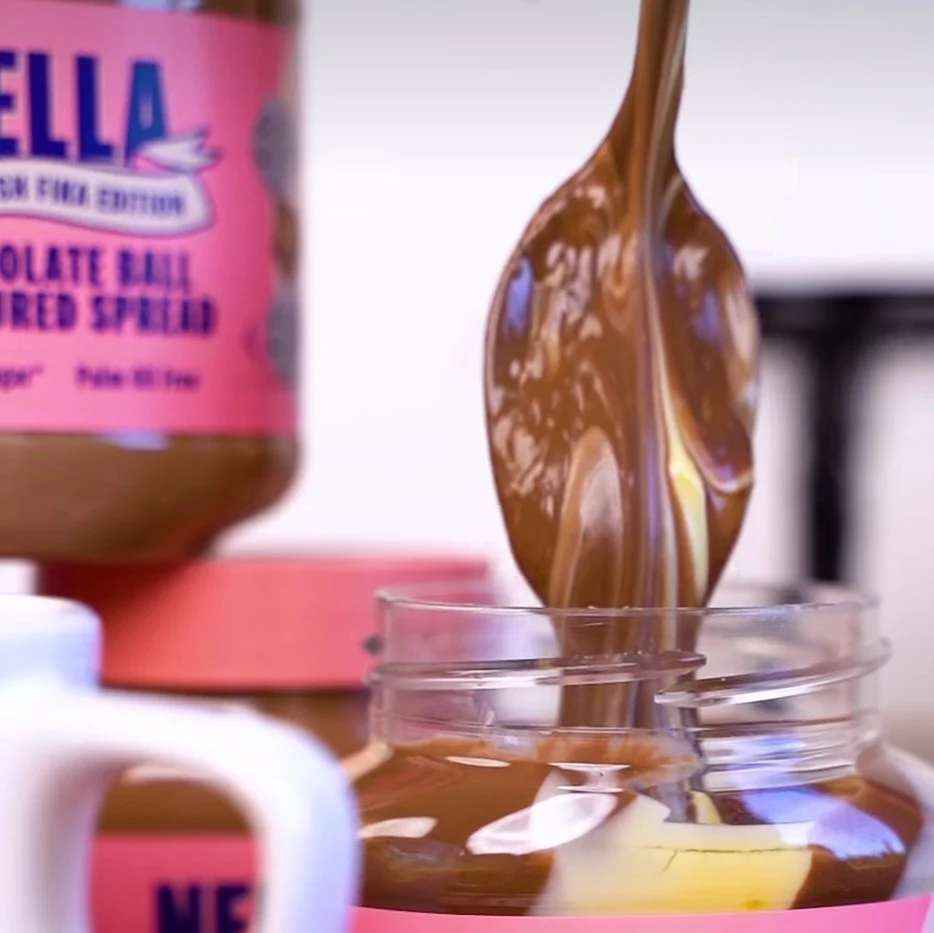 HealthyCo Nella Banana Cake - krem czekoladowy z orzechami laskowymi, bez cukru i oleju palmowego - Image 6