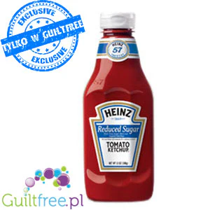 Heinz No Sugar Added Tomato Ketchup USA - keczup bez dodatku cukru 31kcal - Image 2