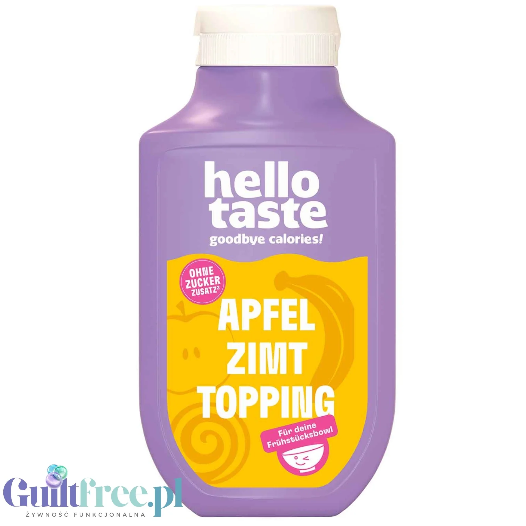 Hellotaste Apfel Zimt Topping - polewa bez dodatku cukru o smaku szarlotki z cynamonem