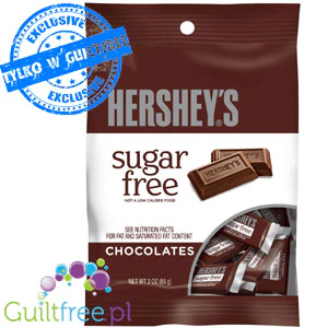 Hershey's Zero Sugar Chocolate - mleczne czekoladki bez cukru 85g - Image 3