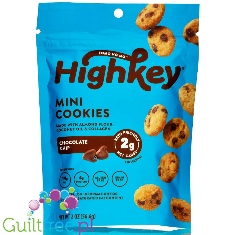 HighKey Snacks Keto Chocolate Chip Cookies - keto ciasteczka z czekoladą