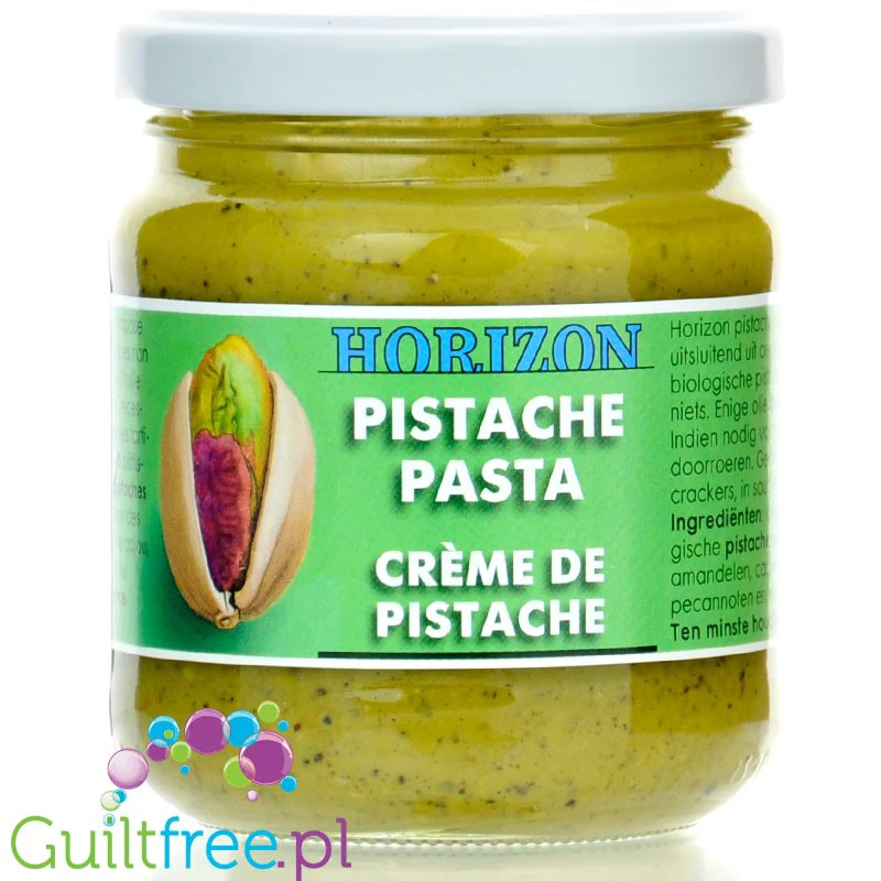 Horizon Crème de Pistache - krem pistacjowy 100% surowych nieprażonych pistacji bez soli i cukru