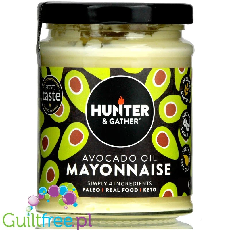 Hunter & Gather Avocado Mayo - keto majonez z awokado, 4 składnikowy