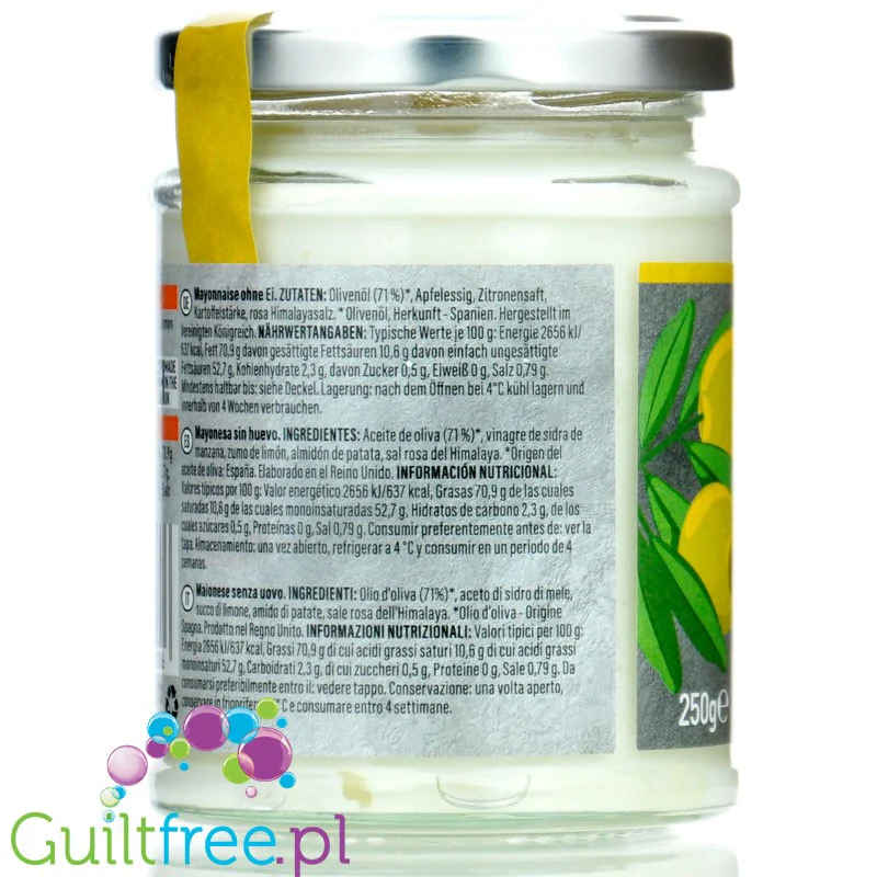 Hunter & Gather Vegan Olive Mayo - wegański keto majonez bez jajek tylko z oliwą - Image 3