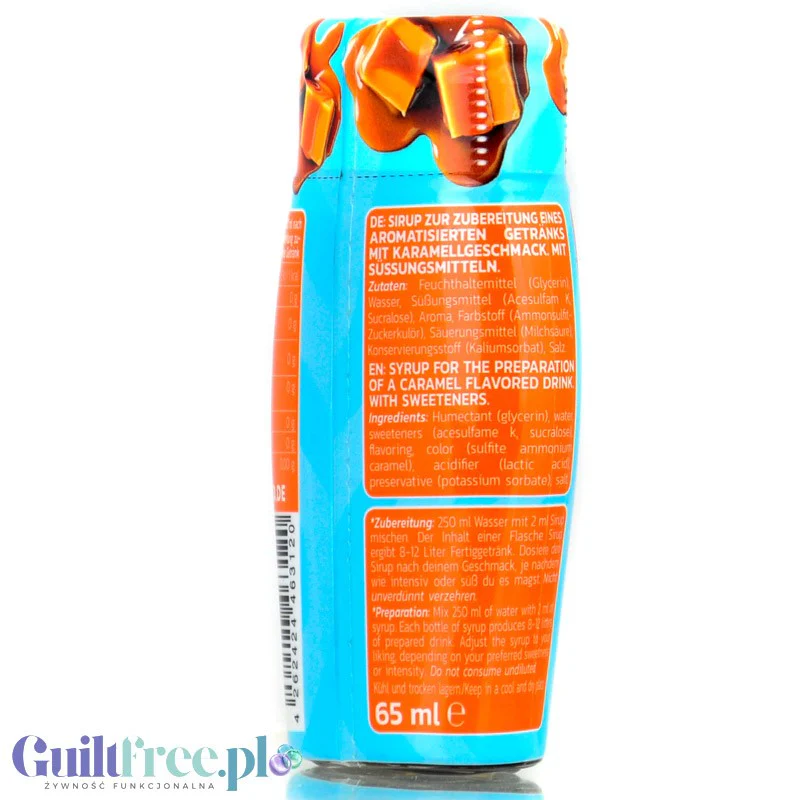 Inlead Barista Syrup Caramel - skoncentrowane kropelki do kawy bez cukru i kalorii na 8L - Image 3