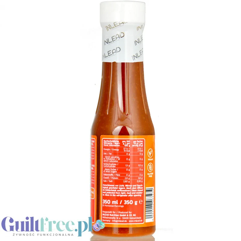Inlead Classic Sauce Curry Ketchup - sos keczupowy curry bez cukru i bez tłuszczu tylko 14kcal - Image 3