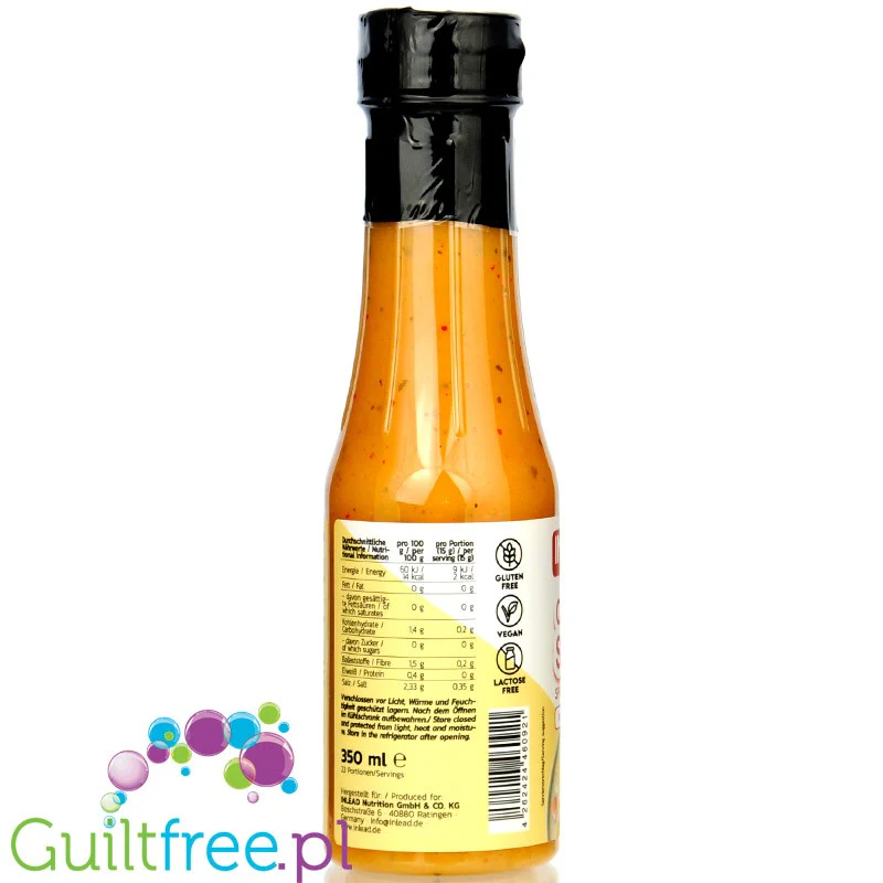 Inlead Classic Sauce Spicy Garlic - pikantny sos czosnkowy bez cukru i bez tłuszczu, tylko 14kcal - Image 2