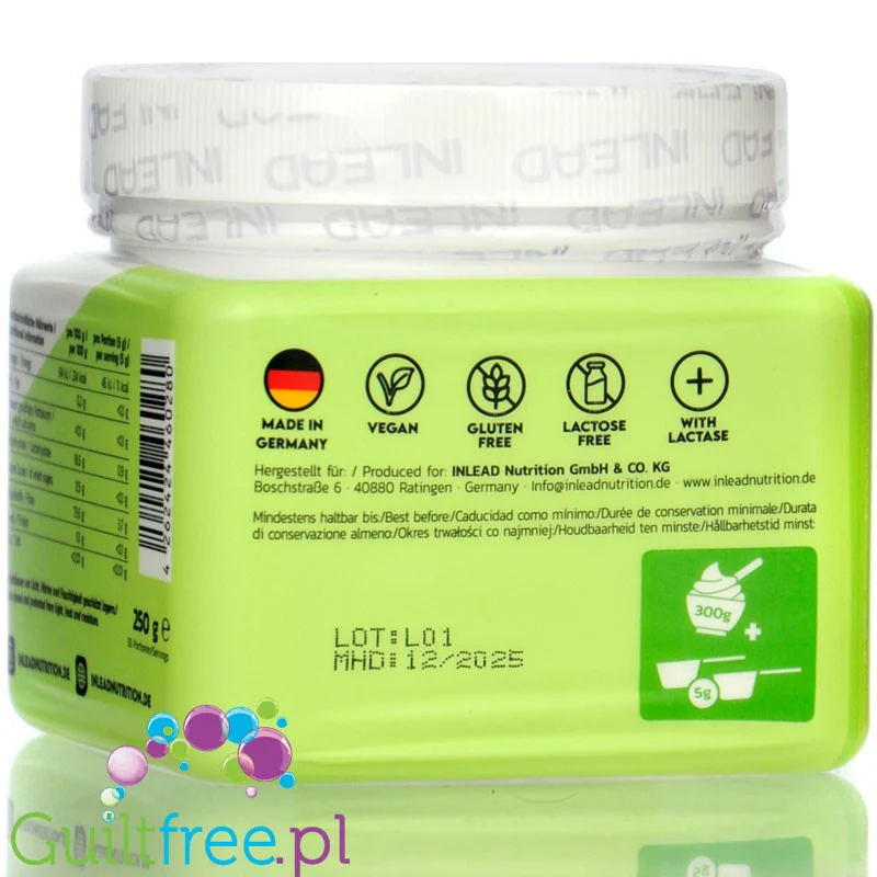 Inlead Flavor Powder Pistachio 250g - błonnikowy aromat słodzący w proszku bez cukru, Pistacja - Image 2
