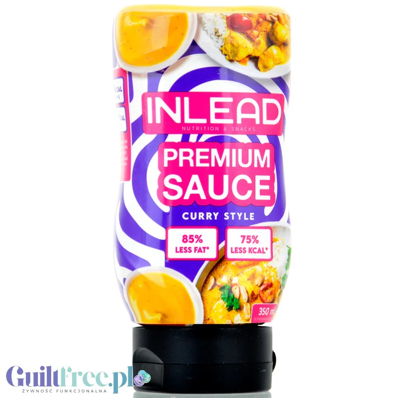 Inlead Premium Sauce Curry - niskokaloryczny sos curry 85% mniej tłuszczu