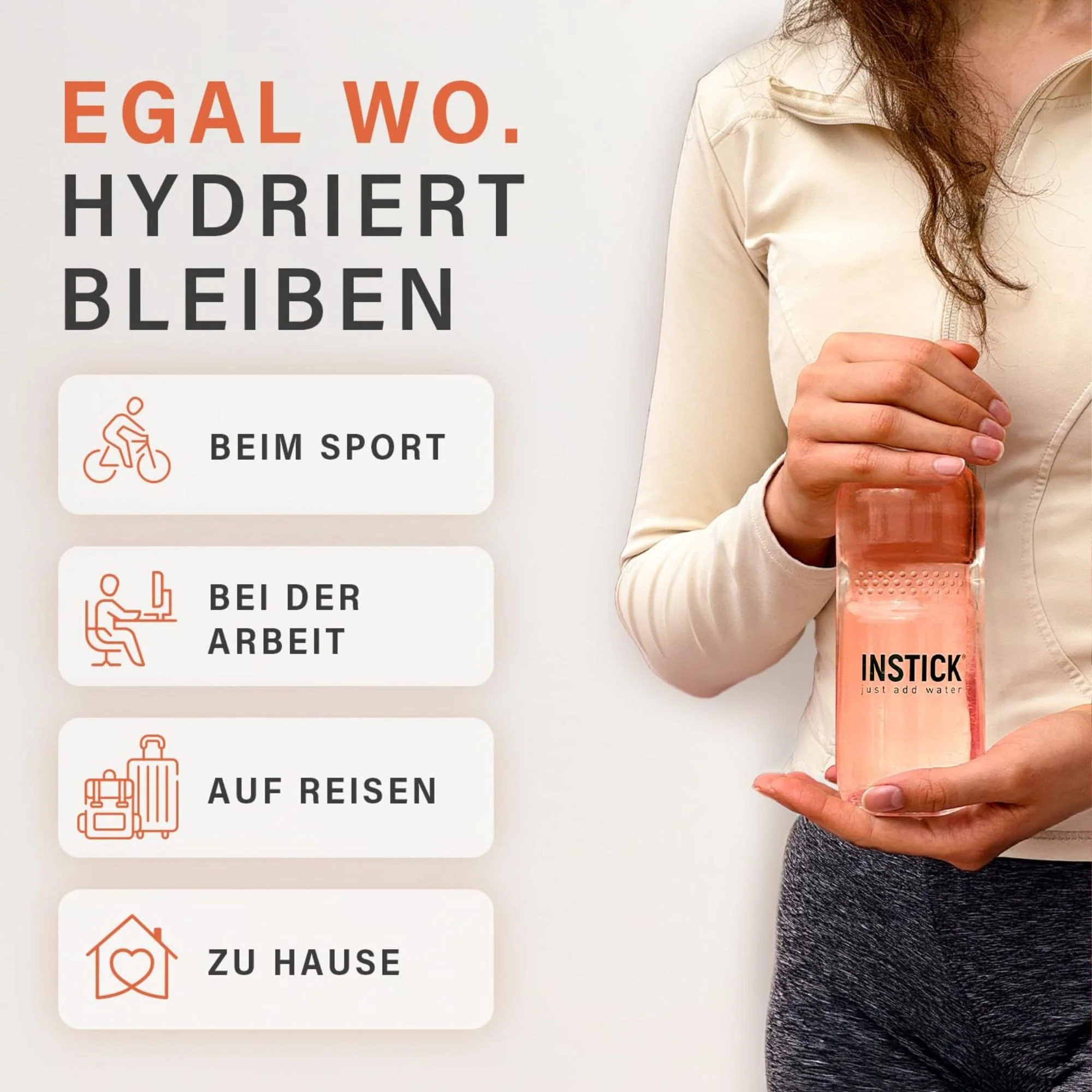 InStick Sport Active Grapefruit - rozpuszczalna saszetka smakowa do napojów bez cukru z witaminami i minerałami - Image 3