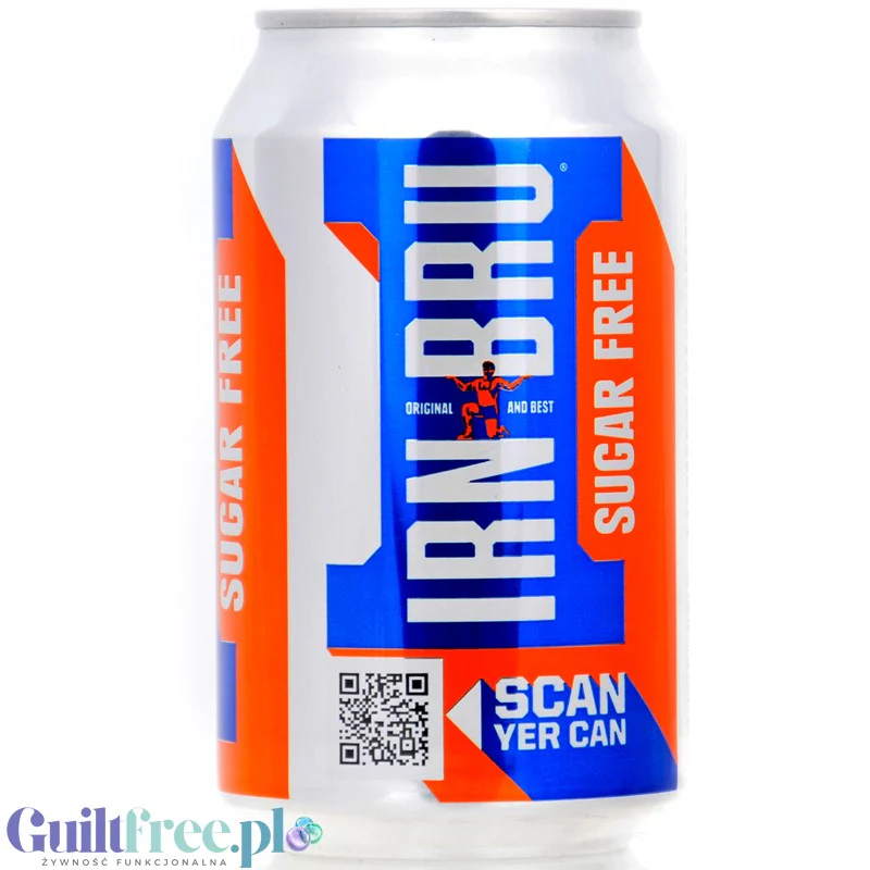 Irn Bru Sugar Free 330ml - bestsellerowy szkocki napój bez cukru i kalorii