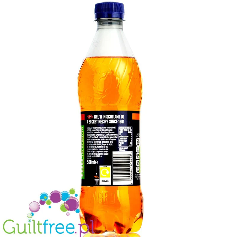 Irn Bru Xtra 0,5L - szkocki cytrusowy hit bez cukru i kalorii - Image 3