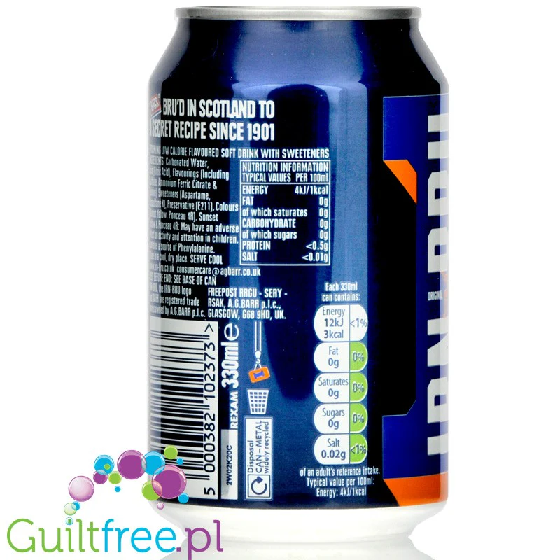 Irn Bru Xtra - szkocki cytrusowy hit bez cukru i kalorii - Image 3