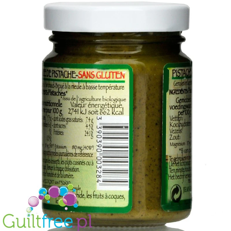 Jean Hervé organiczne masło pistacjowe 100% bez soli i cukru - Image 2